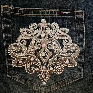 Angels Embellished Denim Jeans
